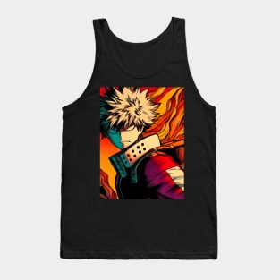 Anime Wonderland: Whimsical Art Prints Featuring Manga-Inspired Designs for Otaku Bliss! Tank Top